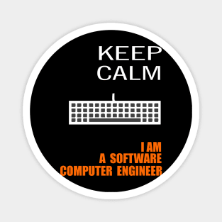 keep calm - software computer engineer Magnet